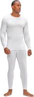 🔥 devops men's thermal underwear set with cozy fleece lining - long johns for enhanced warmth логотип