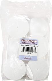img 1 attached to 🎾 Smoothfoam RT125H-6: 6-Pack of 3.25-Inch White Pastel Half Balls
