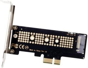 img 3 attached to 🔌 Cablecc Low Profile PCI-E 3.0 x4 M.2 NGFF SSD Nvme AHCI Adapter Card