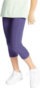 img 1 attached to 🏻 C9 Champion Girls' Premium Capri Leggings: Comfy, Stylish, and Durable Activewear for Young Athletes