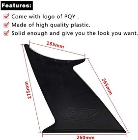 img 3 attached to 🚗 PQY 2PCS Spoiler Wing Stabilizer for 2015-2019 Subaru WRX STi Sedan - Enhanced Support for Rally Performance with PQY Logo