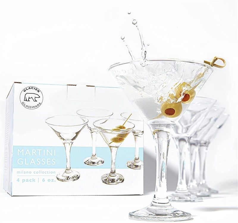 glacier glass milano collection martini 로고