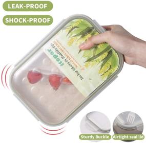 img 1 attached to 🔒 Seal-Tight Adult Leakproof Containers: Smart Compartments with Durable Material