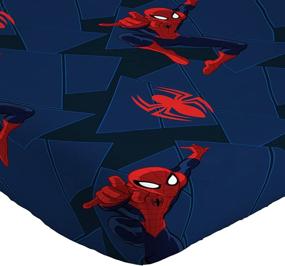 img 3 attached to 🕷️ Marvel Spiderman Saving The Day: Full Sheet Set - 4 Piece Collection in Blue