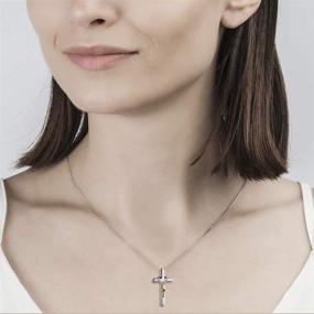 img 3 attached to 📿 925 Sterling Silver Cross Urn Necklace - Memorial Pendant Cremation Keepsake Jewelry for Ashes