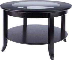 img 4 attached to ☕ Stylish Winsome Genoa Coffee Table in Rich Espresso Finish