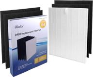 🔍 flintar d480 h13 true hepa replacement filter d4 - compatible with winix d480 air purifier - h13 grade true hepa + 4 activated carbon filters - d4 filter - item no. 1712-0100-00 логотип