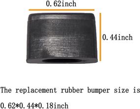 img 3 attached to 8 Pcs Air Fryer Rubber Bumpers - Replacement Rubber Tips for Power XL Air Fryer Crisper Plate & Grill Pan - Silicon Rubbers - Air Fryer Replacement Parts