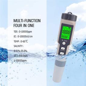 img 3 attached to 🌊 RCYAGO Waterproof Salinity Saltmeter with Backlight - Enhanced SEO