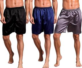 img 4 attached to 🩳 Comfortable Boxers Shorts: The Perfect Sleepwear and Underwear for Men's Clothing
