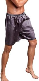 img 2 attached to 🩳 Comfortable Boxers Shorts: The Perfect Sleepwear and Underwear for Men's Clothing
