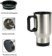 dad's impactful guidance: a tribute travel mug - stainless steel, 14 ounce, silver логотип