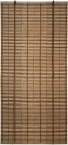 img 4 attached to 🪟 ALEKO BBL36X72BR Light Brown Bamboo Roman Window Blinds - 36 X 72 Inches, Wooden Roll Up Design with Light Filtering Shades and Privacy Drape