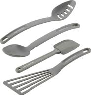 🍳 rachael ray cucina nylon nonstick tools set: 4-piece, sea salt gray – efficient kitchen utensils for easy cooking logo