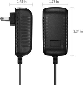 img 2 attached to 💡 AC 100-240V to DC 9V 2A, 5.5mm x 2.1mm Plug Switching Power Adapter for Video LED Light, SUPON L122T, VILTROX L116T/L132T, DC-50/70 Monitor, Security Camera, CCTV, Router, Christmas Tree, Printer