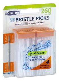 img 2 attached to 🦷 DenTek Deep Clean Bristle Picks - Food & Plaque Removers, 260 Count