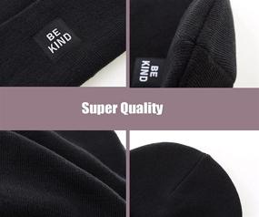 img 1 attached to Moon Kitty Beanie Elegant Beanies Outdoor Recreation and Climbing