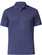performance men's golf polo shirt with quick-dry technology logo