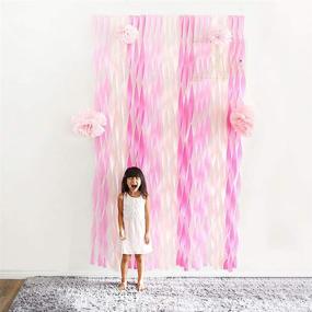 img 2 attached to 🎉 Vibrant Pink Crepe Paper Streamers - 216ft Long, 1.77in Wide, Ideal for Party Decorations, Birthdays, Gatherings, and Holidays