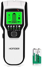 img 4 attached to 🔍 Enhanced 5 in 1 Electronic Wall Scanner for Accurate Detection of Wood, Metal, and AC Wire with Battery, HD LCD Display, and Audio Alarm