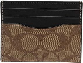 img 4 attached to 👔 Coach Mens F58110 Card Signature: A Stylish and Functional Wallet for Men