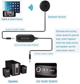 img 2 attached to 🔇 BESIGN Ground Loop Noise Isolator: Enhance Audio Quality in Your Car or Home Stereo System with 3.5mm Audio Cable