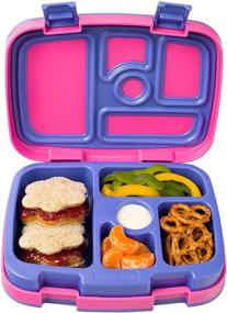 img 4 attached to 🌈 Brightly Colored Bento Style Bentgo Kids with 5 Compartments