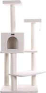 🐱 ivory armarkat b5701 57-inch cat tree: ideal for your feline's play and rest logo