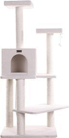 img 4 attached to 🐱 Ivory Armarkat B5701 57-Inch Cat Tree: Ideal for Your Feline's Play and Rest