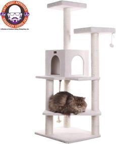 img 2 attached to 🐱 Ivory Armarkat B5701 57-Inch Cat Tree: Ideal for Your Feline's Play and Rest