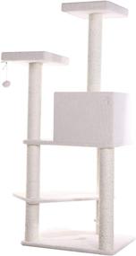 img 3 attached to 🐱 Ivory Armarkat B5701 57-Inch Cat Tree: Ideal for Your Feline's Play and Rest