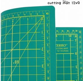 img 2 attached to 🔪 ZERRO Self Healing Double Sided 5-Ply Rotary Mat 9x12 (A4) for Cutting