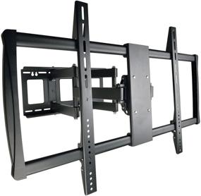 img 2 attached to 🖥️ Black Swivel/Tilt Wall Mount with Arm for 60"-100" TVs, Monitors, Flat Screens, LED, Plasma or LCD Displays - Tripp Lite DWM60100XX