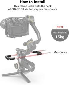 img 3 attached to SmallRig Mounting Clamp 2853: Perfect 🔧 Attachment for ZHIYUN Crane 3S Handheld Stabilizer