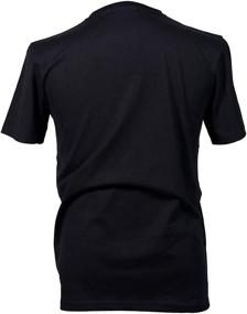 img 2 attached to Graphic T Shirt Premium Single Jersey Charcoal Men's Clothing