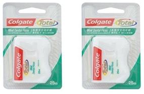 img 2 attached to Advanced Colgate Total Mint Dental Floss, 25m./27yd. - Double Pack: Optimal Oral Care Formula!