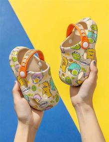 img 3 attached to Adorable ETERNITY J Children Slippers - Comfy Boys' Shoes for Toddlers - Clogs & Mules