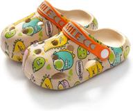 adorable eternity j children slippers - comfy boys' shoes for toddlers - clogs & mules logo