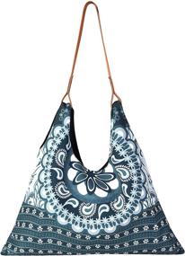 img 3 attached to 👜 Akitai Mandala Printed Triangle Shoulder Women's Handbags & Wallets: Stylish Accessories with a Touch of Exquisite Artistry