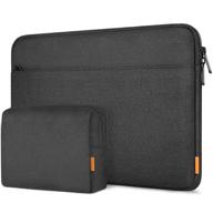 🖥️ inateck 14-inch laptop sleeve case bag - compatible with 14'' laptop, 15'' macbook pro 2018/2017/2016, notebooks, chromebooks - black logo