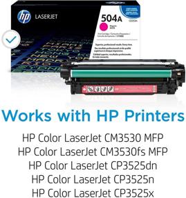 img 3 attached to 🖨️ HP 504A CE253A Magenta Toner Cartridge - High-Quality Printing Guaranteed