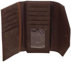img 1 attached to Harry Potter Hogwarts Crest Tri-Fold Wallet: Stylish Faux Leather Standard Design