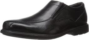 img 4 attached to Rockport Charles Slip Black Leather Men's Shoes