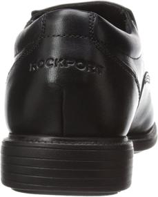 img 2 attached to Rockport Charles Slip Black Leather Men's Shoes