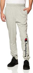 img 4 attached to Champion Classic Jersey Pant Graphic Black 15 Sports & Fitness and Team Sports