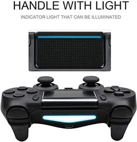 img 1 attached to 🎮 Molgegk Wireless Controller PS4 Replacement Part Gamepad Joystick +Dual Vibration & Charging Cable - Black