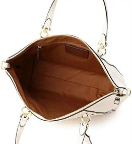 img 1 attached to Brown Coach Women's Prairie Satchel - Handbags & Wallets for Women, Ideal Satchels