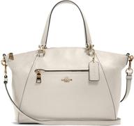 brown coach women's prairie satchel - handbags & wallets for women, ideal satchels logo