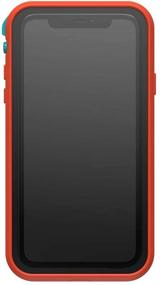 img 2 attached to LifeProof FRĒ SERIES Waterproof Case For IPhone 11 - FIRE SKY (BLUEBIRD/TANGERINE)
