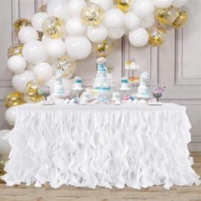 img 4 attached to 🎉 Willow Organza Birthday Wedding Decoration